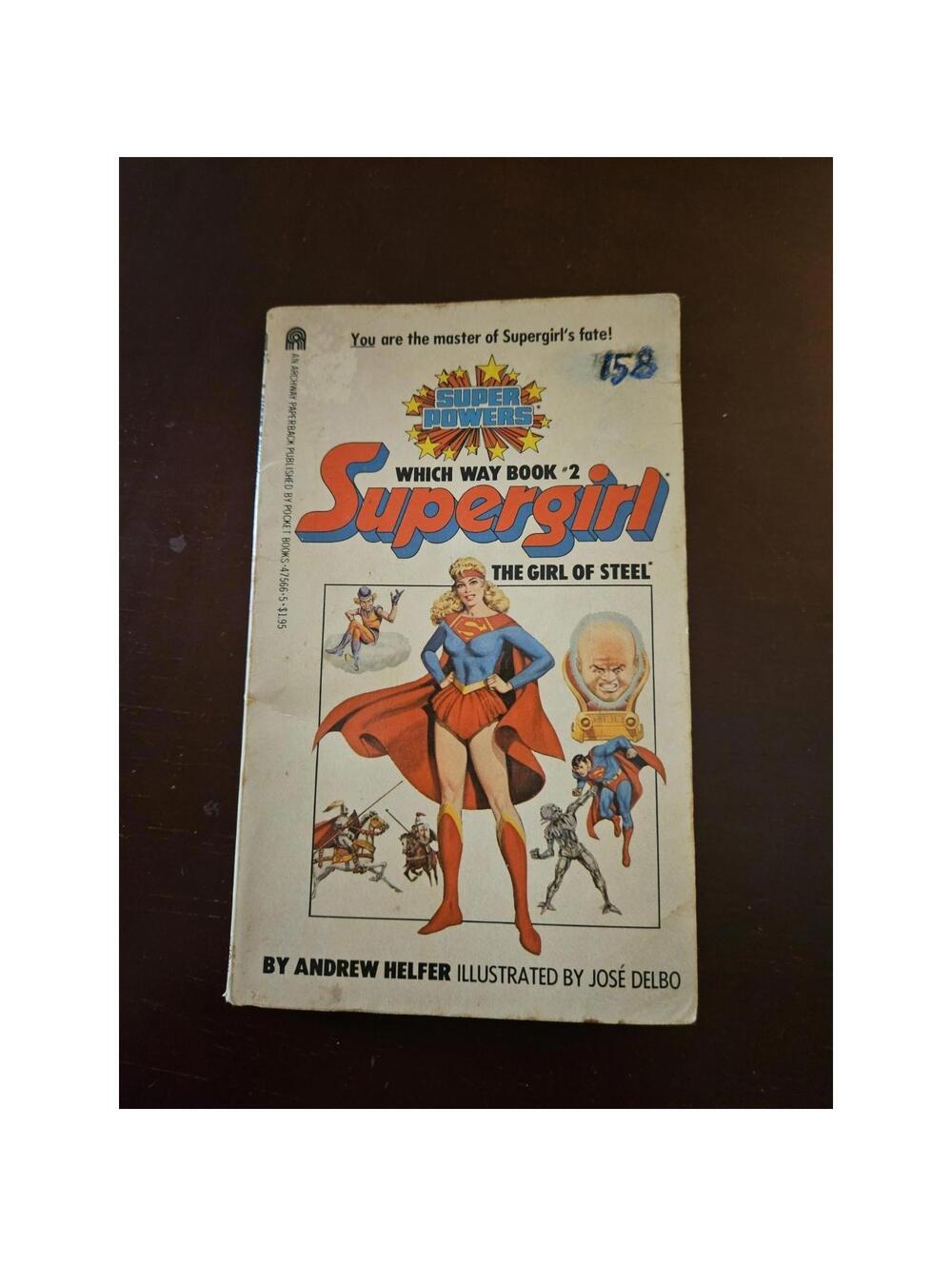 SuperGirl Which Way #2 The Girl Of Steel 1984 DC Superhero Superpowers PB Book